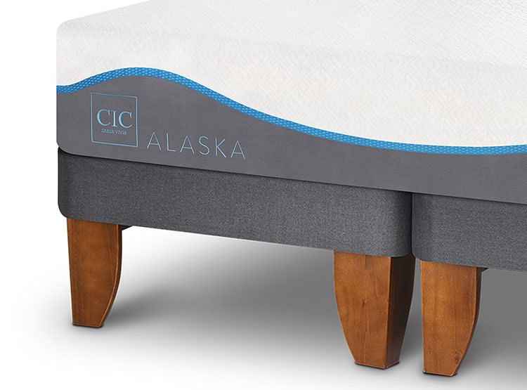 JUEGO DE DORMITORIO CIC CAMA EUROPEA ALASKA KING + SET KAVERY - 4