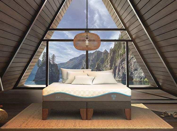 JUEGO DE DORMITORIO CIC CAMA EUROPEA ALASKA KING + SET MILAN - 7