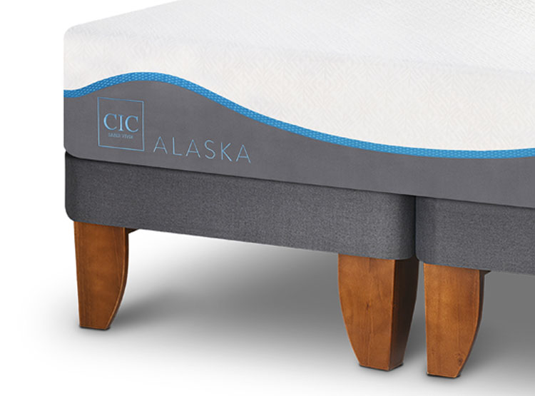JUEGO DE DORMITORIO CIC CAMA EUROPEA ALASKA KING + SET TAMESIS - 4