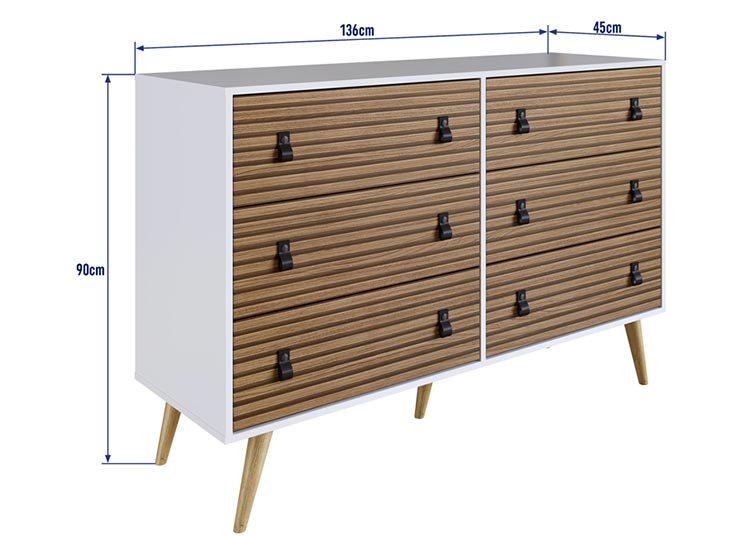 COMODA BE DESIGN AMBER BLANCO BRISE 6C - 5