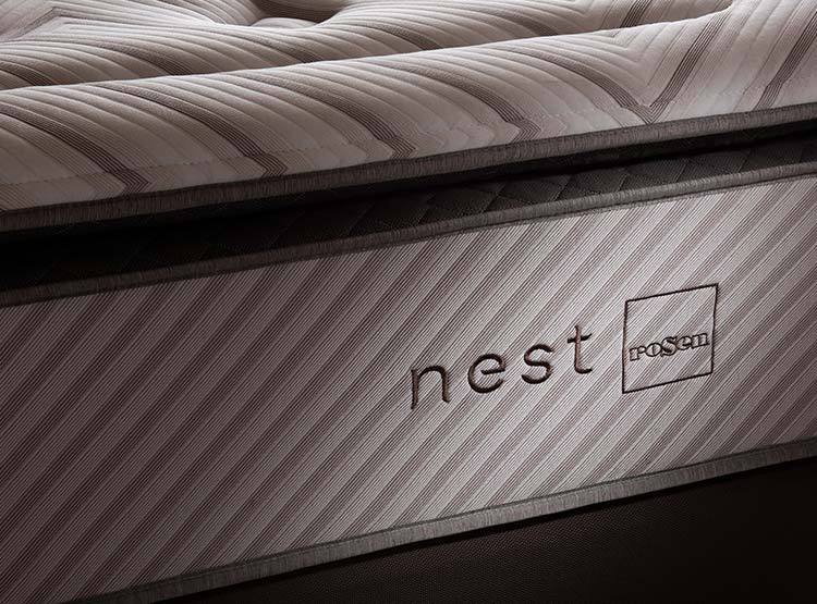 JUEGO DE DORMITORIO ROSEN CAMA EUROPEA NEST BD 2 PLAZAS + SET ISEEY GRAFITO - 5