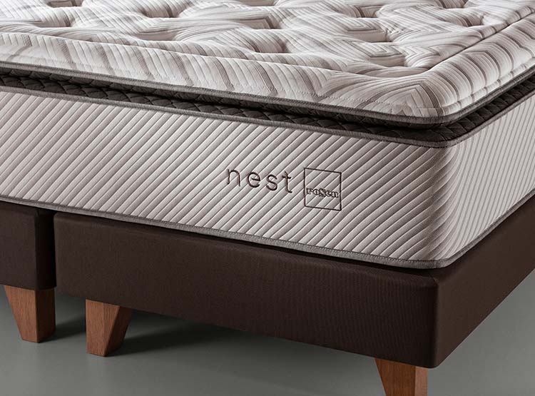 JUEGO DE DORMITORIO ROSEN CAMA EUROPEA NEST BD 2 PLAZAS + SET ISEEY GRAFITO - 6