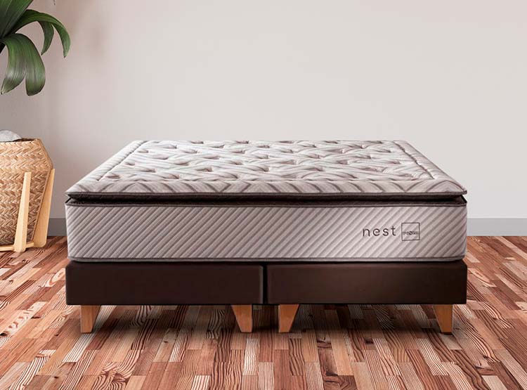 JUEGO DE DORMITORIO ROSEN CAMA EUROPEA NEST BD KING + SET ISEEY GRAFITO - 7