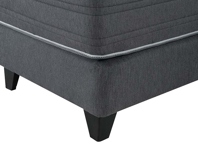 JUEGO DE DORMITORIO FLEX CAMA EUROPEA PREMIUM BLACK PREM KING NEGRO + SET COLONIA - 3