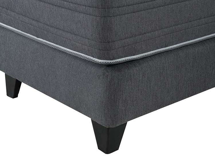 JUEGO DE DORMITORIO FLEX CAMA EUROPEA PREMIUM BLACK PREM BOX 2 PLAZAS NEGRO + SET COLONIA - 3