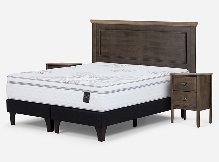 JUEGO DE DORMITORIO ROSEN CAMA EUROPEA ART 4 BD 2 PLAZAS + SET ANNA - 2