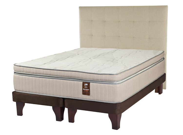 JUEGO DE DORMITORIO FLEX CAMA EUROPEA MAX COBRE BOX BD 2 PLAZAS + DESIGN CRUDO - 2