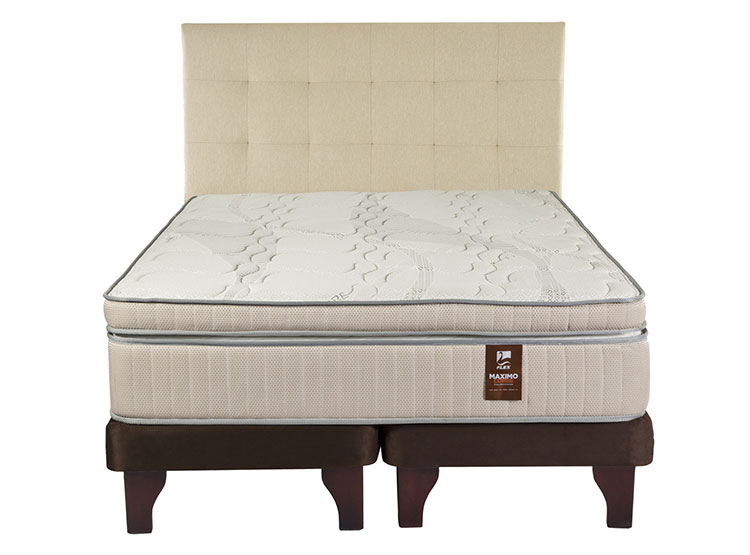 JUEGO DE DORMITORIO FLEX CAMA EUROPEA MAX COBRE KING + DESIGN CRUDO - 1