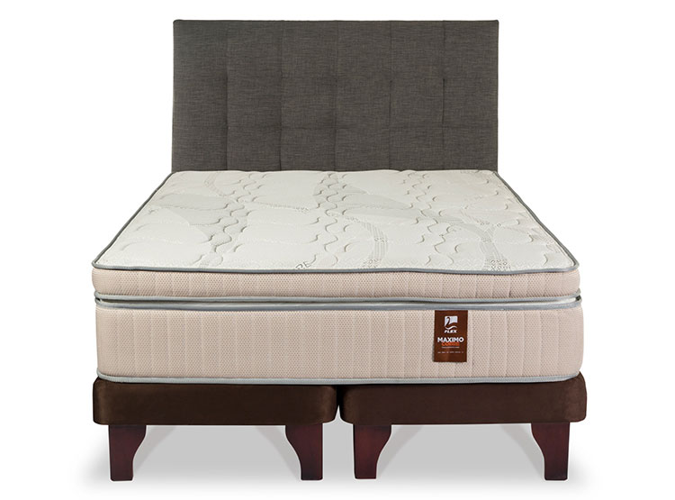 JUEGO DE DORMITORIO FLEX CAMA EUROPEA MAX COBRE KING + DESIGN GRAFITO - 1