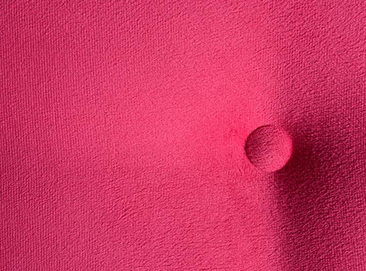 RESPALDO BODEVIR BOTONE FELPA 2 PLAZAS MADERA FUCSIA - 4
