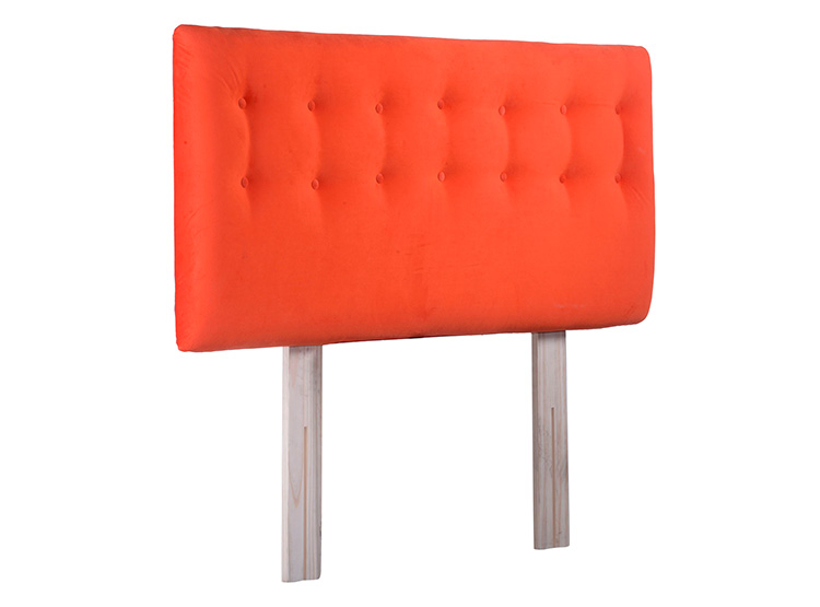 RESPALDO BODEVIR BOTONE FELPA KING MADERA NARANJA - 2