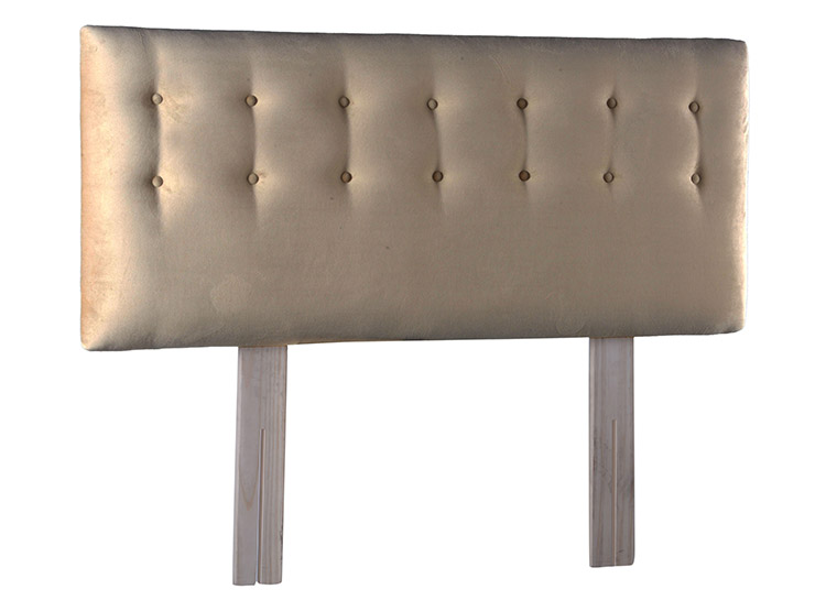 RESPALDO BODEVIR BOTONE FELPA KING MADERA BEIGE - 2