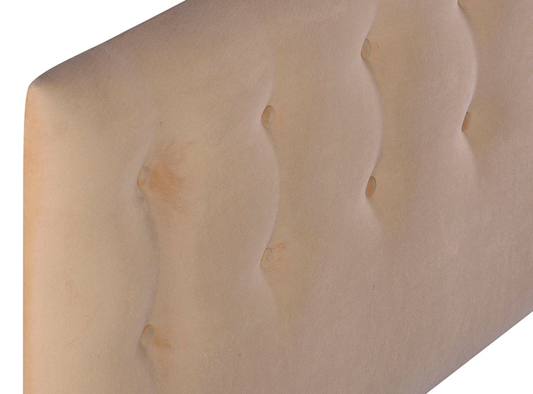 RESPALDO BODEVIR BOTONE FELPA KING MADERA BEIGE - 3
