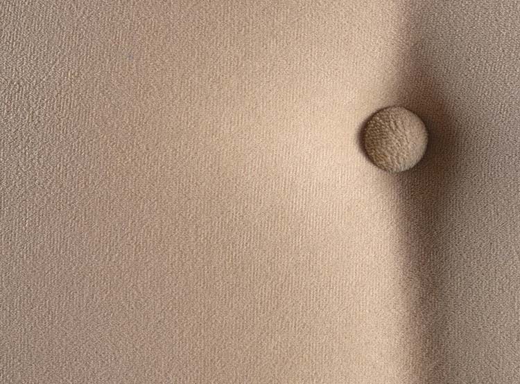 RESPALDO BODEVIR BOTONE FELPA KING MADERA BEIGE - 4