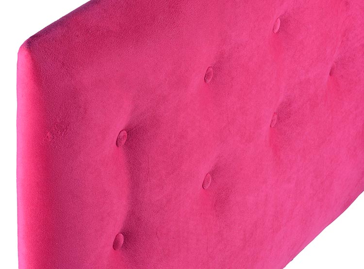 RESPALDO BODEVIR BOTONE FELPA KING MADERA FUCSIA - 3