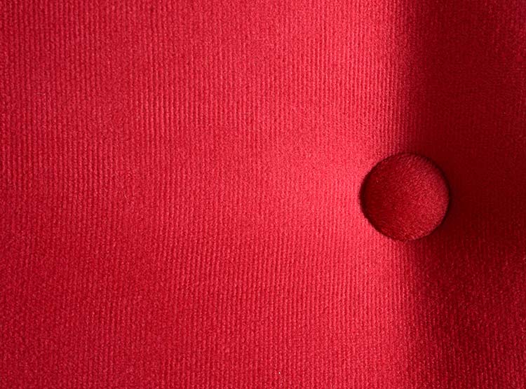 RESPALDO BODEVIR BOTONE FELPA KING MADERA ROJO - 4