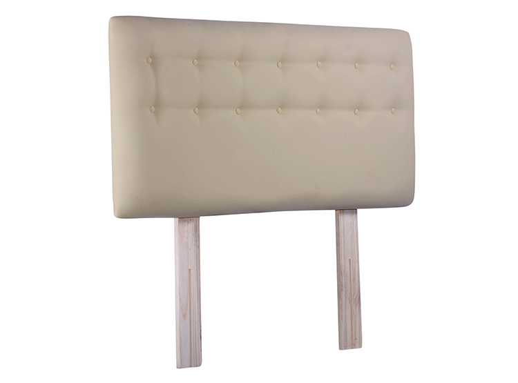 RESPALDO BODEVIR BOTONE PU 2 PLAZAS MADERA BEIGE - 2