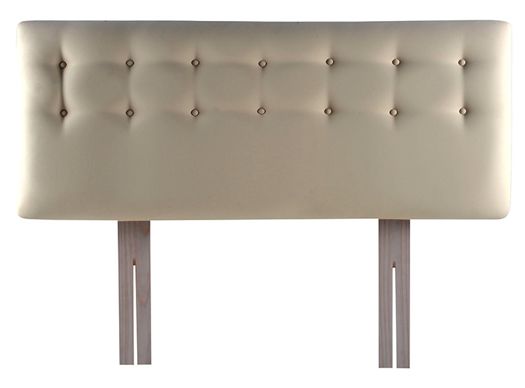 RESPALDO BODEVIR BOTONE PU 2 PLAZAS MADERA BEIGE - 1