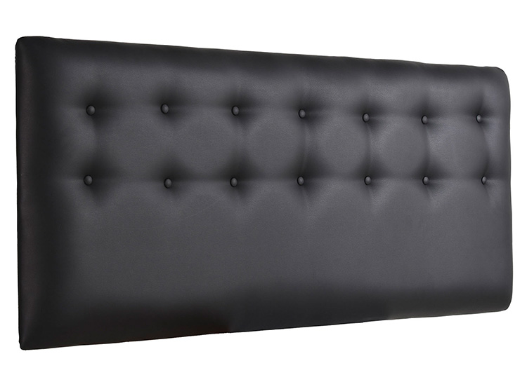 RESPALDO BODEVIR BOTONE PU KING MADERA NEGRO - 2