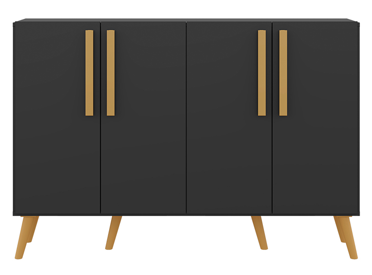 BUFFET BE DESIGN RETRO VIENA NEGRO 4P - 1