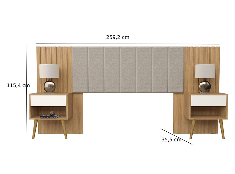 SET RESPALDO BE DESIGN ZARA CAMARU 2 PL - 4