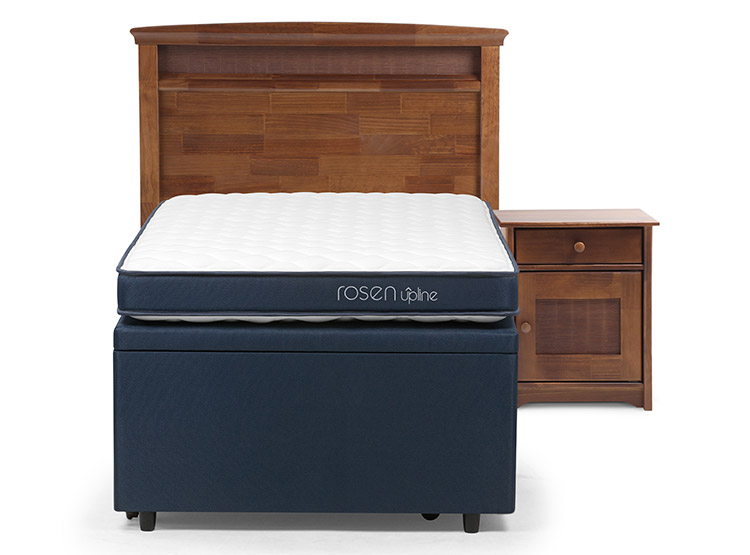 JUEGO DE DORMITORIO ROSEN CAMA BOXET UPLINE BED 1.5 PLAZAS + SET VENETO - 2