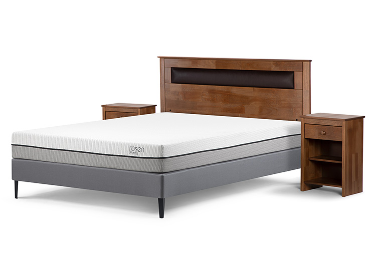 CAMA EUROPEA ROSEN PRATTA BN 2 PLAZAS + SET FERRARA - 2