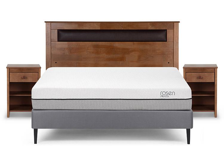CAMA EUROPEA ROSEN PRATTA BN 2 PLAZAS + SET FERRARA - 1