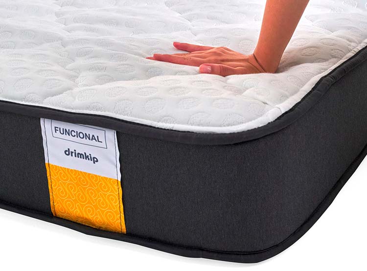 JUEGO DE DORMITORIO DRIMKIP CAMA AMERICANA FUNCIONAL PLUS 1 PLAZA + TOPPER - 3