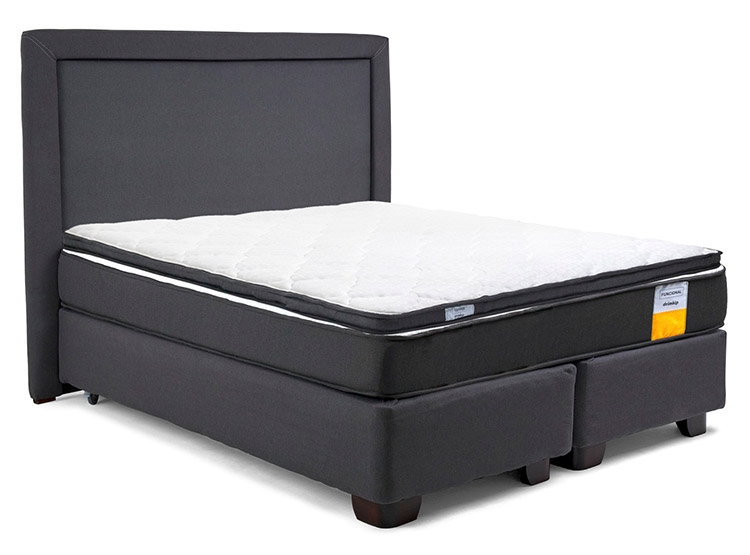 JUEGO DE DORMITORIO DRIMKIP CAMA AMERICANA FUNCIONAL 2 PLAZAS + RESPALDO + TOPPER - 2