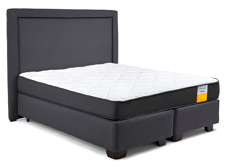 JUEGO DE DORMITORIO DRIMKIP CAMA AMERICANA FUNCIONAL KING + RESPALDO - 2