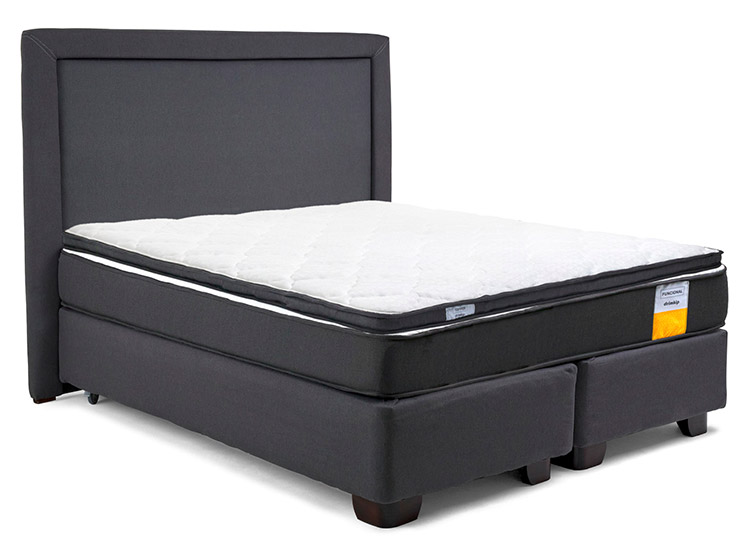 JUEGO DE DORMITORIO DRIMKIP CAMA AMERICANA FUNCIONAL KING + RESPALDO + TOPPER - 2