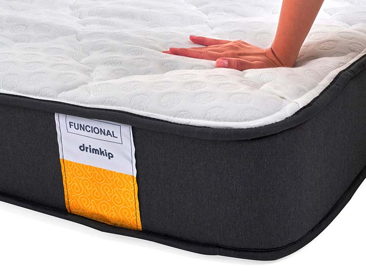 JUEGO DE DORMITORIO DRIMKIP CAMA EUROPEA FUNCIONAL PLUS 1 PLAZA + RESPALDO + TOPPER - 3