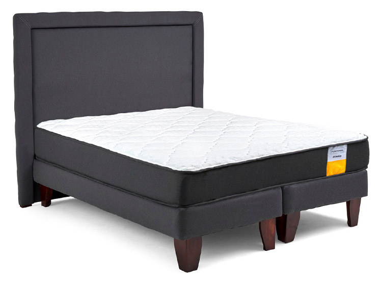 JUEGO DE DORMITORIO DRIMKIP CAMA EUROPEA FUNCIONAL PLUS 2 PLAZAS + RESPALDO - 2