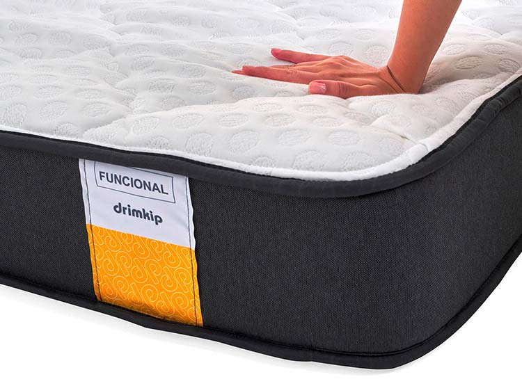JUEGO DE DORMITORIO DRIMKIP CAMA EUROPEA FUNCIONAL 2 PLAZAS + RESPALDO - 3