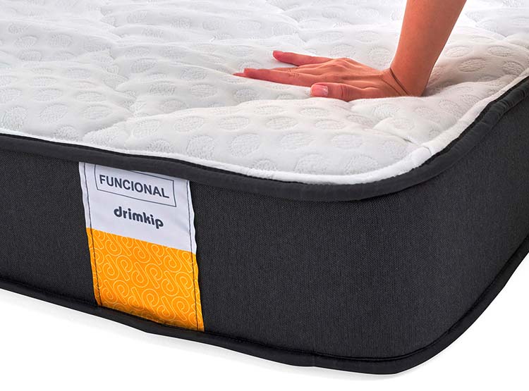 JUEGO DE DORMITORIO DRIMKIP CAMA EUROPEA FUNCIONAL 2 PLAZAS + TOPPER - 3