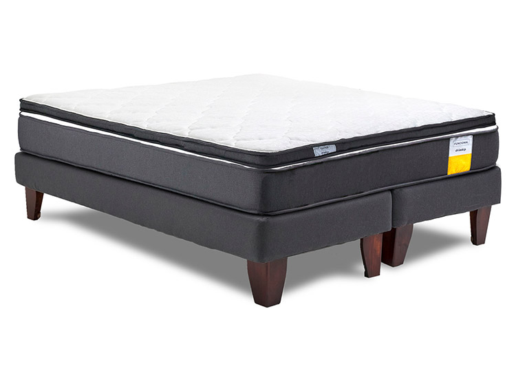 JUEGO DE DORMITORIO DRIMKIP CAMA EUROPEA FUNCIONAL KING + TOPPER - 2