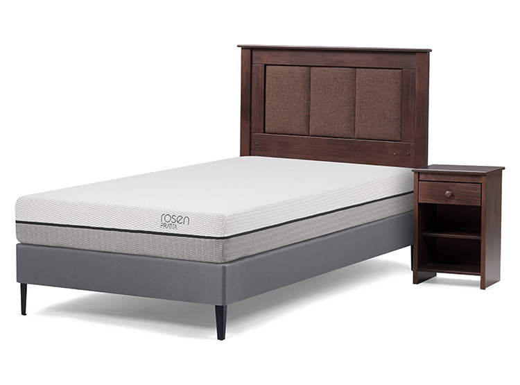 CAMA EUROPEA ROSEN PRATTA 1 PLAZAS + SET RACHEL - 2