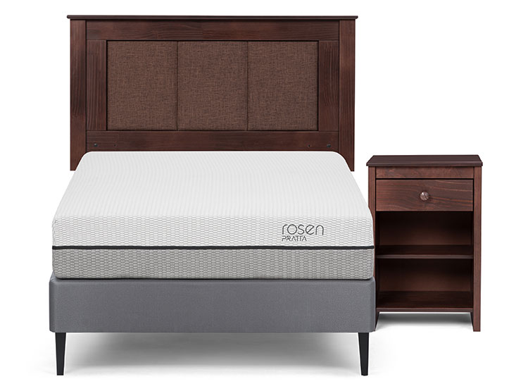CAMA EUROPEA ROSEN PRATTA 1 PLAZAS + SET RACHEL - 1