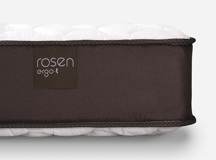 JUEGO DE DORMITORIO ROSEN CAMA EUROPEA ERGO T BN 2 PLAZAS + ALMOHADAS - 5
