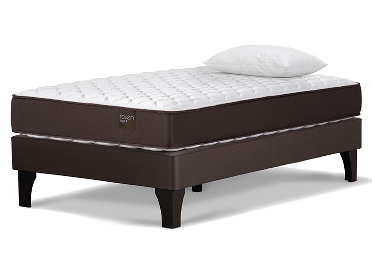 JUEGO DE DORMITORIO ROSEN CAMA EUROPEA ERGO T 1 PLAZA + ALMOHADA - 2