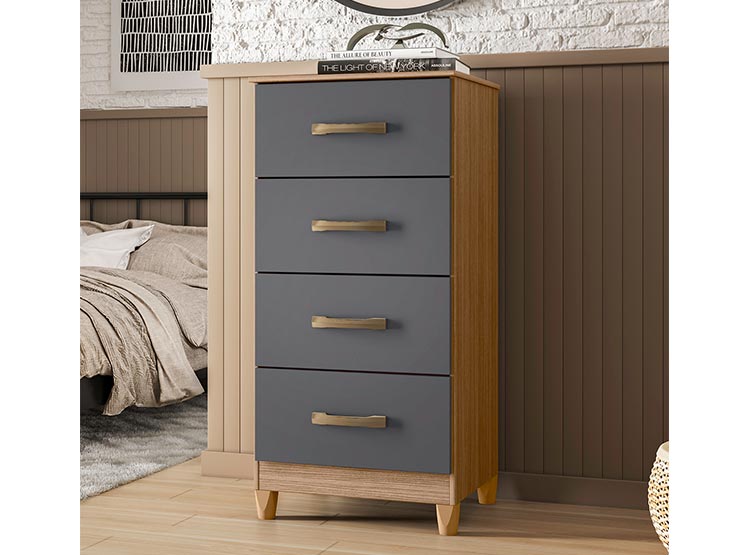 COMODA VEKKA HOME MOBI GRAPHITE 4C - 3