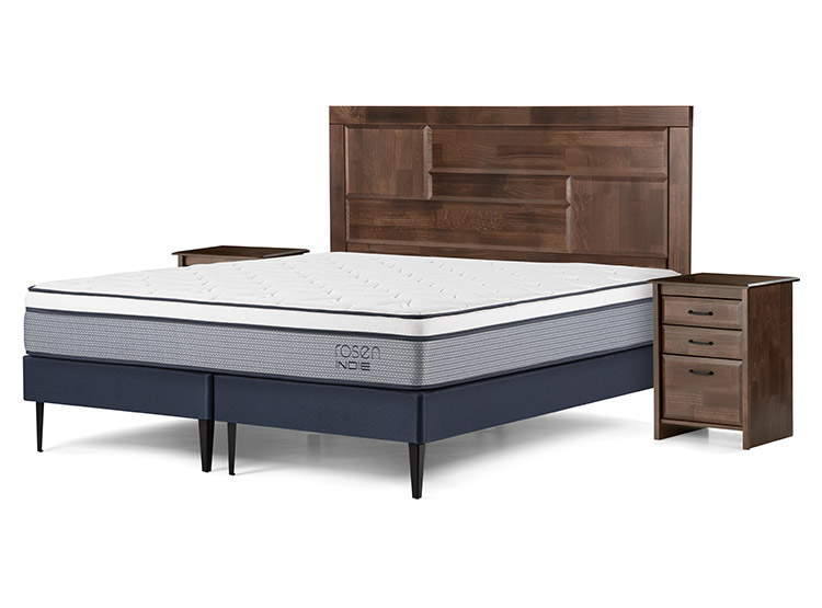 JUEGO DE DORMITORIO ROSEN CAMA EUROPEA INDIE BD 2 PLAZAS + SET DOLCE - 2