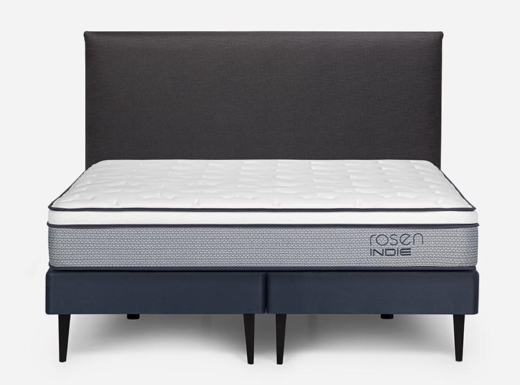 JUEGO DE DORMITORIO ROSEN CAMA EUROPEA INDIE KING + RESPALDO CONNOR - 1