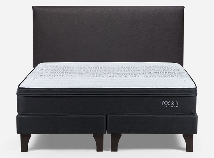 JUEGO DE DORMITORIO ROSEN CAMA EUROPEA TEMPO KING + RESPALDO CONNOR - 1