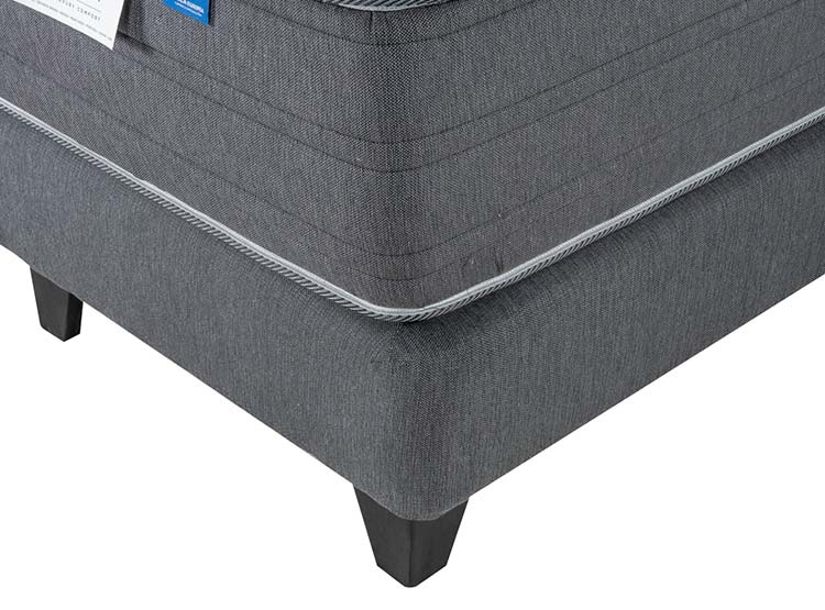 JUEGO DE DORMITORIO FLEX CAMA EUROPEA BLACK 1.5 PLAZAS + RESPALDO MODERN - 3