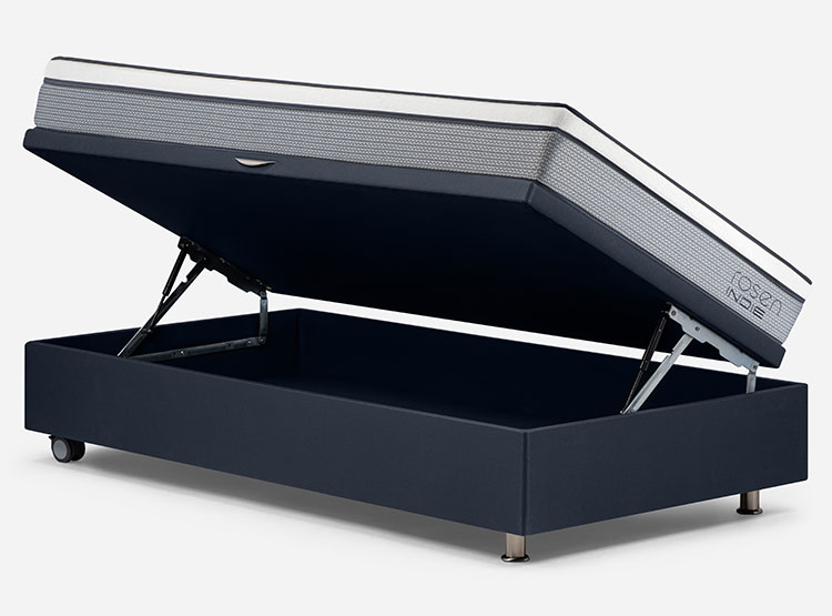 JUEGO DE DORMITORIO ROSEN CAMA BOXET INDIE 1 PLAZA + SET RACHEL - 2