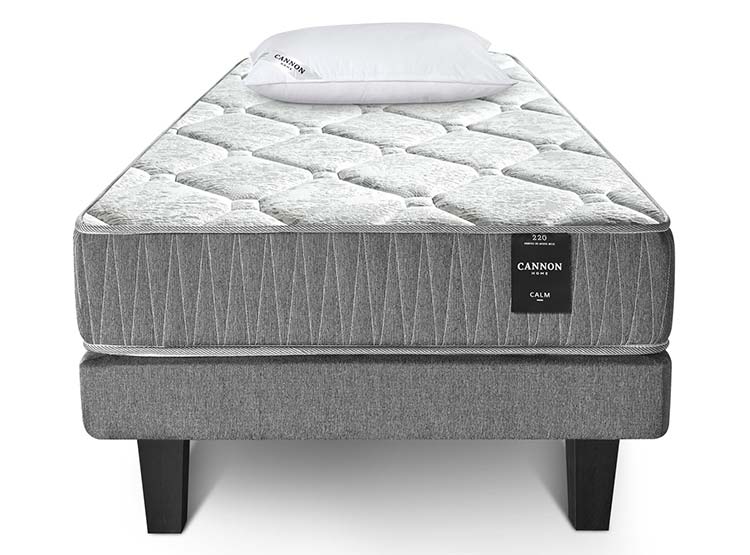 CAMA EUROPEA CANNON CALM 1.5 PL + ALMOHADA - 2