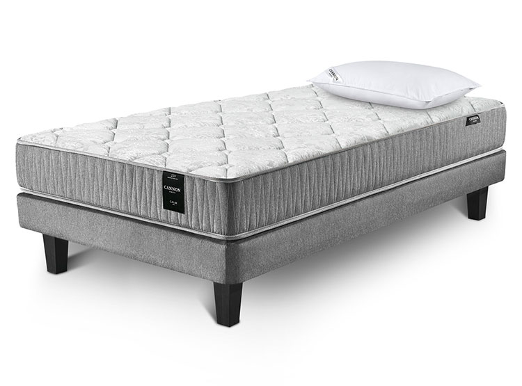 CAMA EUROPEA CANNON CALM 1.5 PL + ALMOHADA - 1