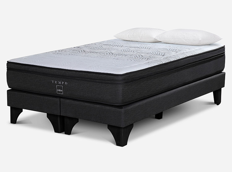 CAMA EUROPEA ROSEN TEMPO BD 2 PLAZAS + ALMOHADAS EXTRA - 1
